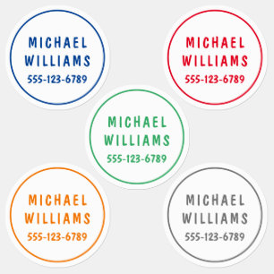 Minimal Custom Modern Personalized Boy Name Set