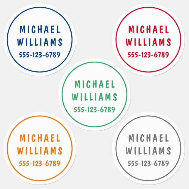 Minimal Custom Modern Personalized Boy Name Set (Group)