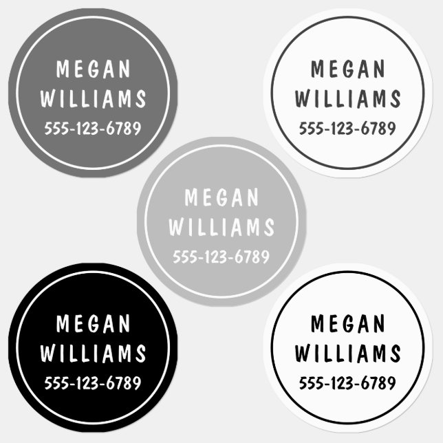 Minimal Custom Modern Personalized Name Clothing (Group)