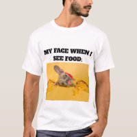 Minimal Custom My Face When I See Food Add Photo