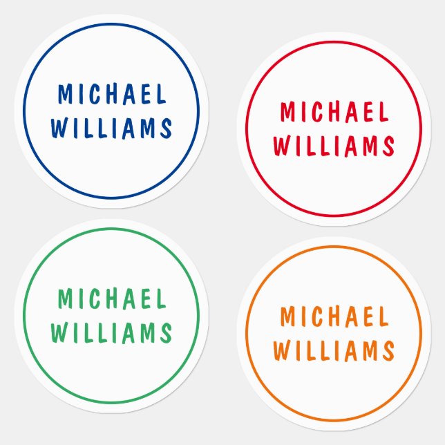 Minimal Custom Personalized Boy Name Iron On (Group)