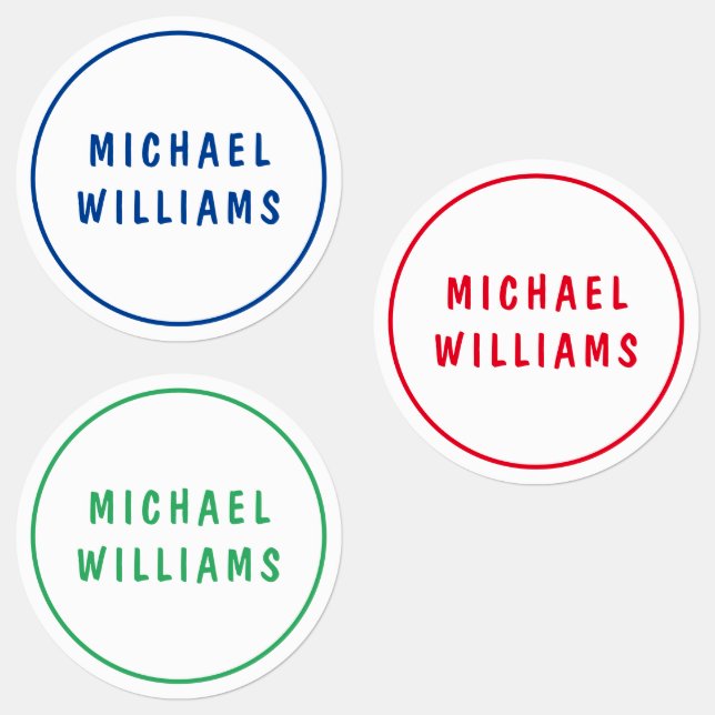 Minimal Custom Personalized Boy Name Set (Group)