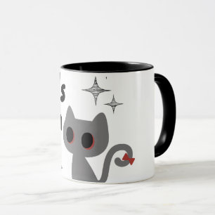  Minimal Cute Cat It’s a  Mug
