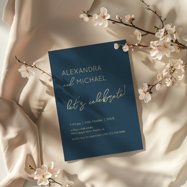 Minimal dark Elegant Engagement Typography Invitation (Creator Uploaded)