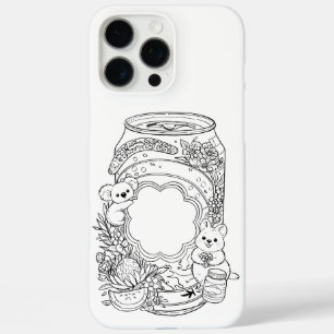 Minimal Dark Horror Eyes in the Darkness iPhone 16 Pro Max Case