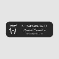 Minimal Dentist Dental Tooth Black