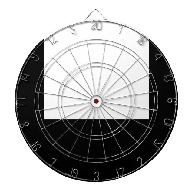 Minimal Design Black Frame Dart Board (Front)