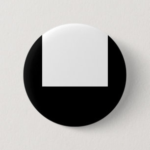 Minimal Design Black White Square Frame R Button