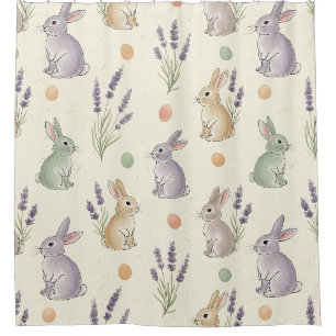 Minimal Easter Bunny Pastel Spring Pattern (1)