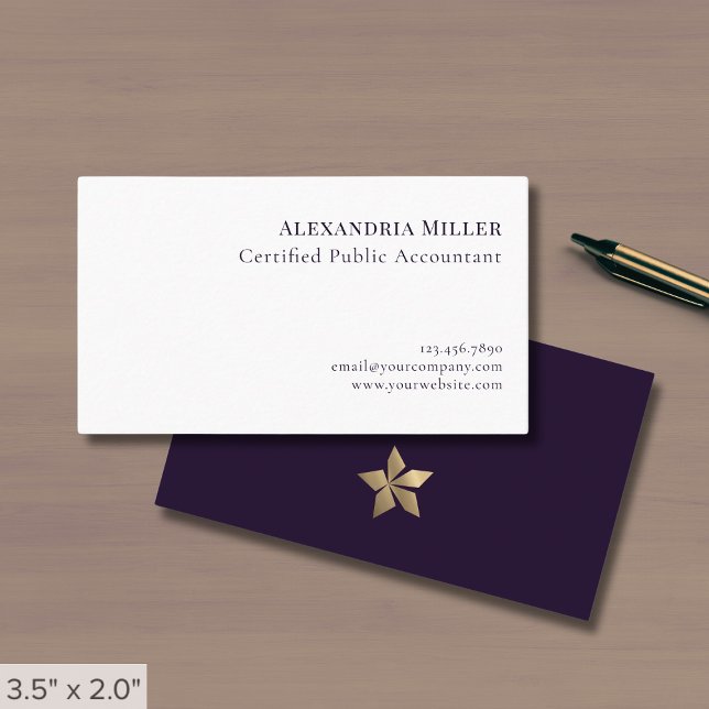 Minimal Elegance Gold Logo Business Card (Creator Uploaded)
