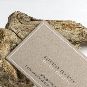 minimal elegant design introduction contact business card