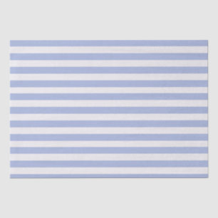 Minimal Elegant Light Blue White Stripes Tissue Paper