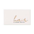 Minimal Elegant Light Pastel Hairstylist