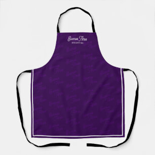 Minimal, Elegant, Pattern Buenos Aires, Argentina Apron
