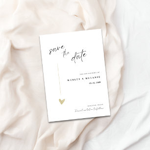 Minimal Elegant Save The Date Invitation