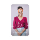 Minimal Elegant Script Monogram Professional Photo