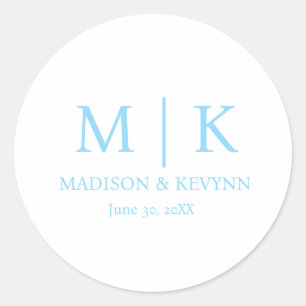 Minimal & Elegant & White Wedding Envelope Seals