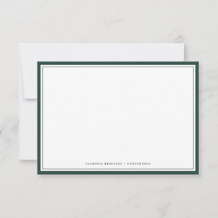 Minimal Evergreen Flat Card