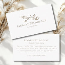 Minimal Floral White Botanical Beauty