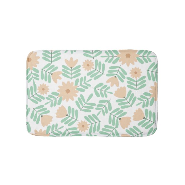 Minimal flower bath mat (Front)