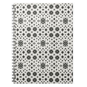 Minimal Folk Geometry Seamless Pattern Notebook