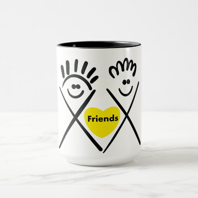 Minimal Friends – Line Art  Mug (Center)