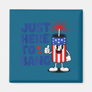 Minimal Funny Firecracker For July 4th Magnet