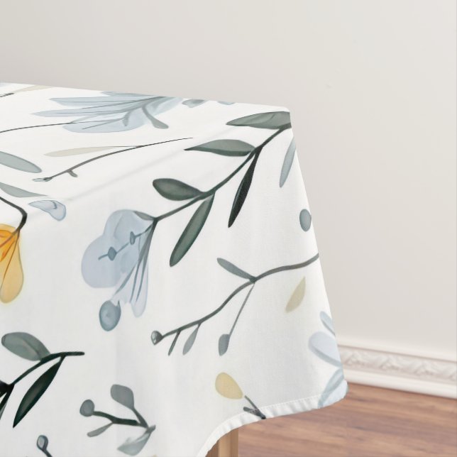 Minimal Gentle Colourful Garden Wildflowers Nurser Tablecloth (In Situ)