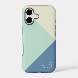minimal geometric dachshund