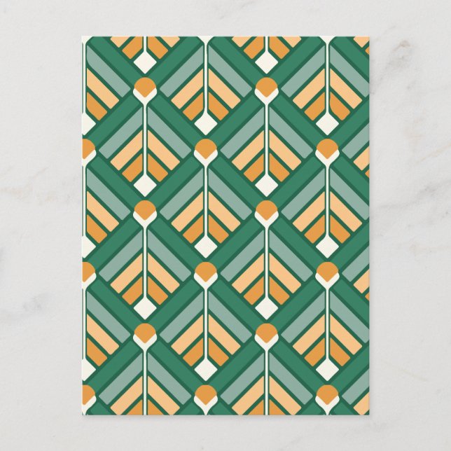Minimal geometric  holiday postcard (Front)