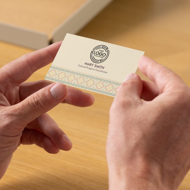 Minimal Geometric Stripe Modern Tribal  Business Card (Minimal Geometric Stripe Modern Tribal Business Card)