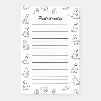 Minimal Ghost Halloween Spooky Ghosts Post-it Notes