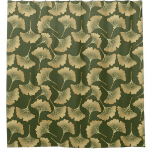 Minimal Gold Ginkgo Pattern