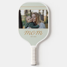 Minimal Gold & Sage Green Mom Established Photo