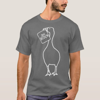 Minimal Goose with Stolen Joe Sign T-Shirt