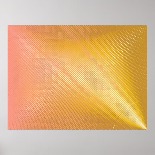 Minimal Gradient Pattern. Duo Tone Cover Design. G Poster (Front)