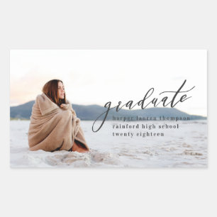 MINIMAL GRADUATION STICKER