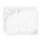 Minimal greenery rustic Personalized Stationery