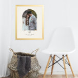 Minimal Greenery Wedding Family  Photo Print<br><div class="desc">Minimal Greenery Wedding Family Print. Click the personalize button to customize this design with your details.</div>