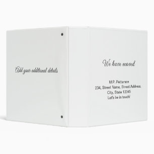 minimal grey we have moved add name address text  binder
