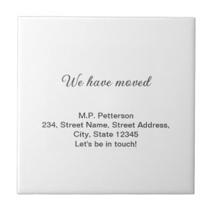 minimal grey we have moved add name address text  tile