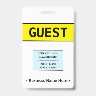 Minimal "GUEST" Badge