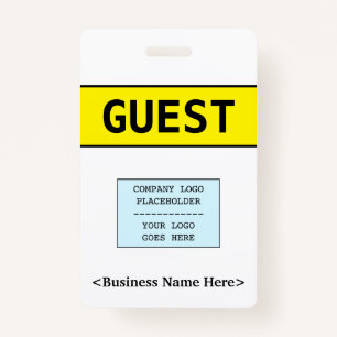 Minimal "GUEST" Badge