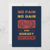 Minimal Gym / Fitness Greeting Card | train insane