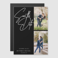 Minimal Hand Lettered Photo Collage Black