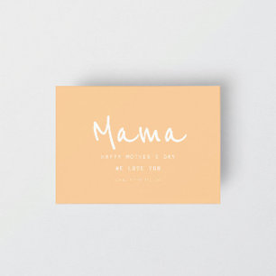 Minimal Handwritten Elegant Modern Mother's Day Card