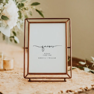 Minimal Handwritten Script Cards and Gifts Sign