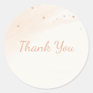Minimal Heart Baby Shower Favour Tags – Blush Pink