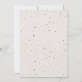 Minimal Heart Pattern Flat Card