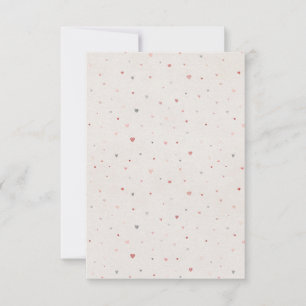 Minimal Heart Pattern Invitation